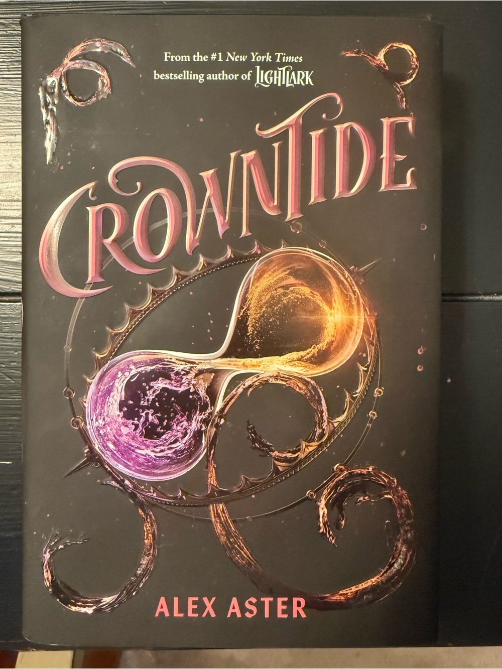 Crowntide Hardcover by Alex Aster, signed. Artwork included. Brand new.